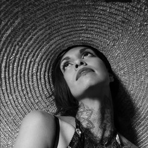 Oversized Straw Hat with Black Ribbon